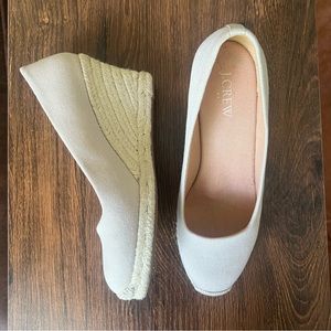 J. Crew Women’s Seville Espadrille Wedges, Sz 7.5